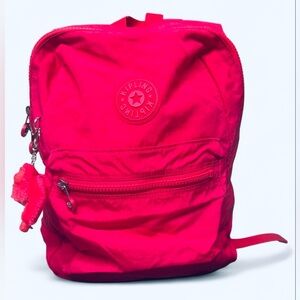 Kipling Bright Pink Backpack. NWOTS!
